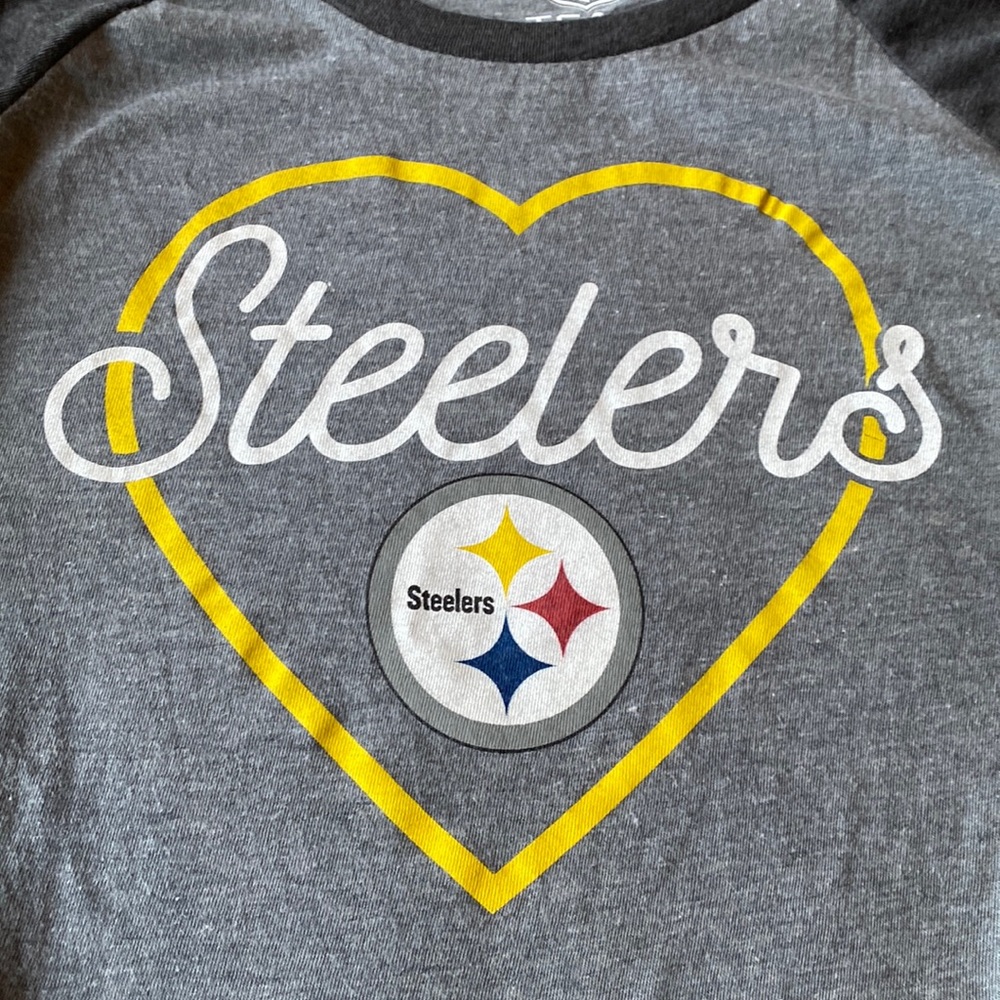 Adorable Steelers 3/4 length sleeve